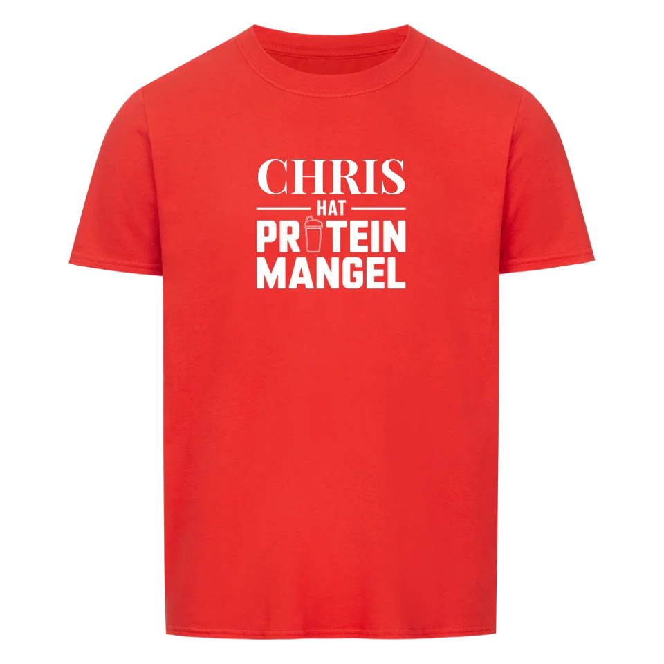 Proteinmangel Personalisierbares T-Shirt