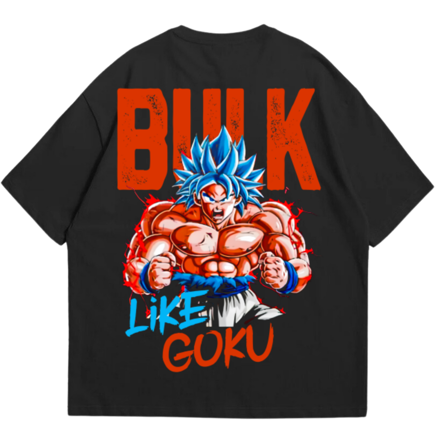 Bulk Like Goku Oversized Shirt