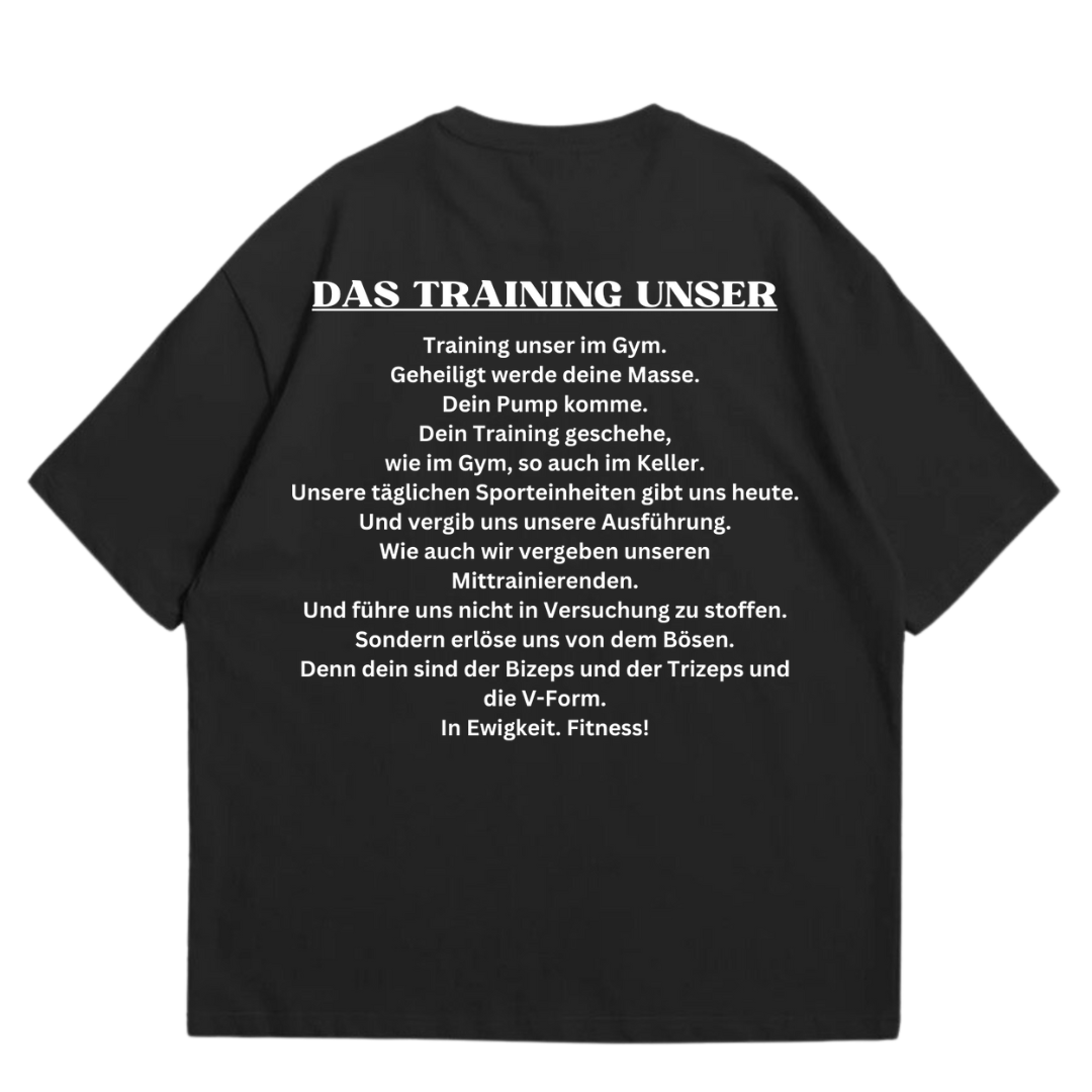 Das Training Unser Oversized Shirt