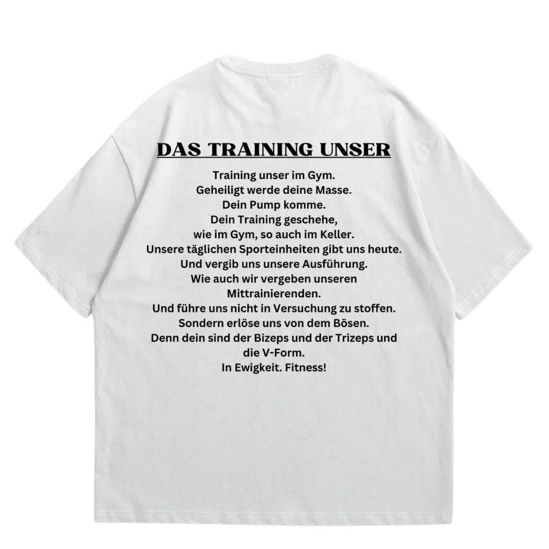 Das Training Unser Oversized Shirt