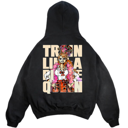 Train Like A Pirate Queen Oversized Hoodie