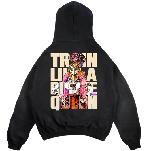 Train Like A Pirate Queen Oversized Hoodie