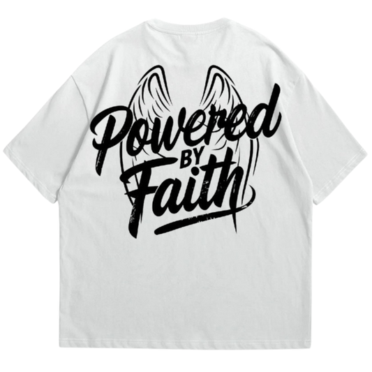 Powered By Faith Oversized Shirt