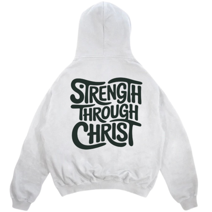 Strength Through Christ Oversized Hoodie