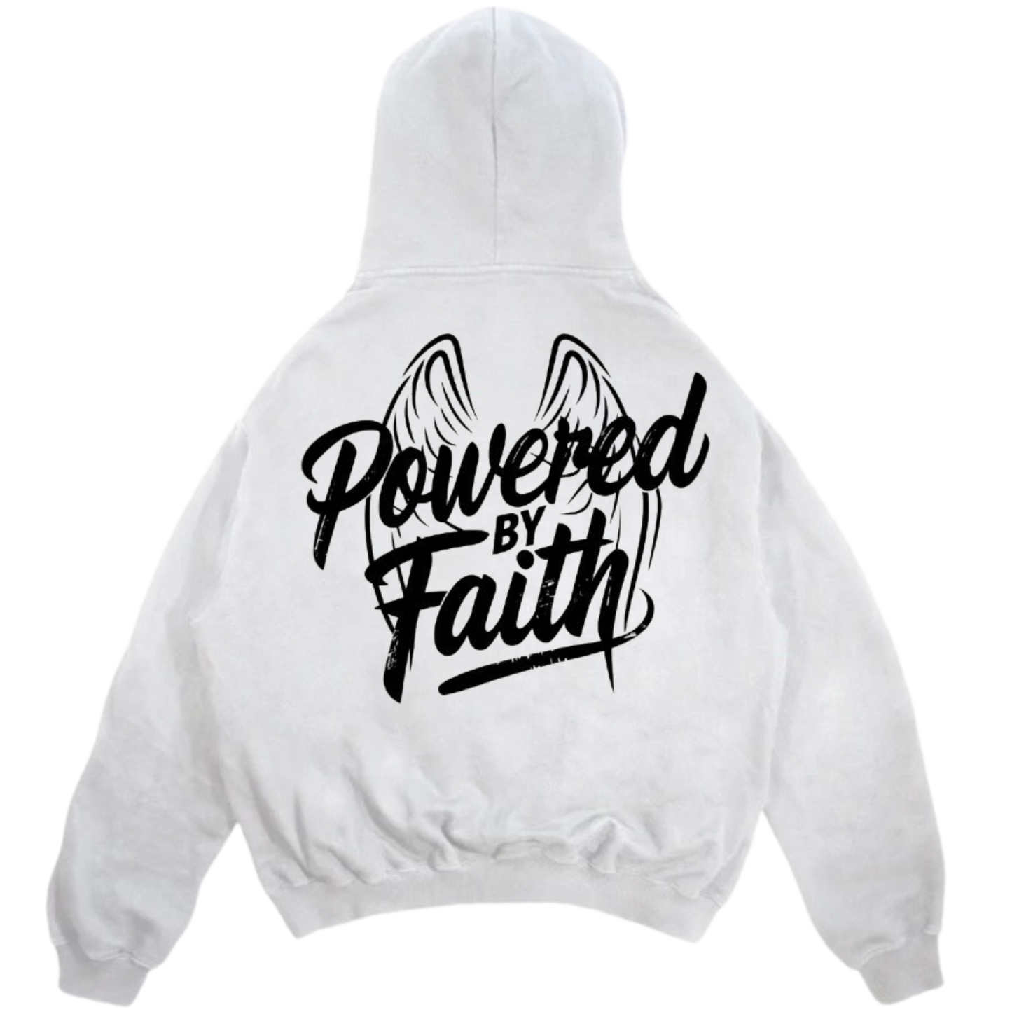 Powered By Faith Oversized Hoodie