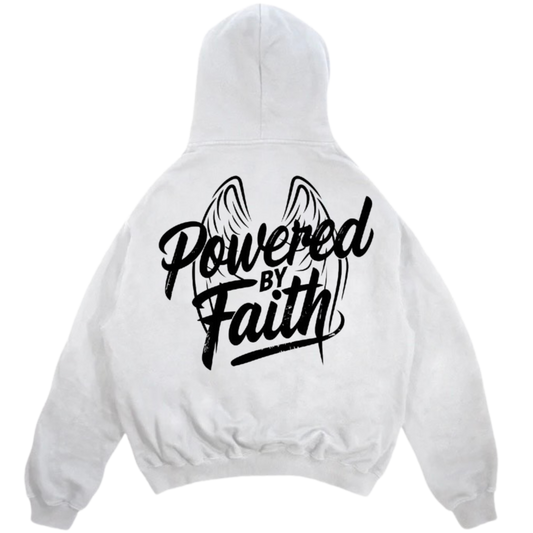 Powered By Faith Oversized Hoodie