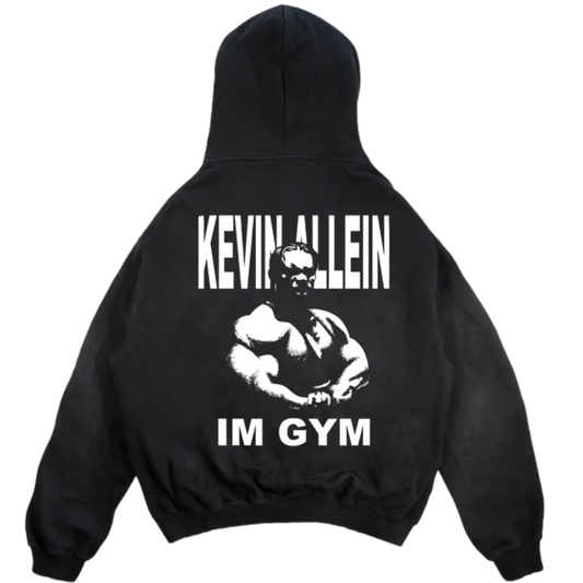 Kevin Allein Im Gym Oversized Hoodie