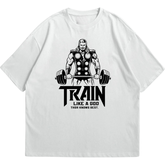 Train Like A God Oversized Shirt