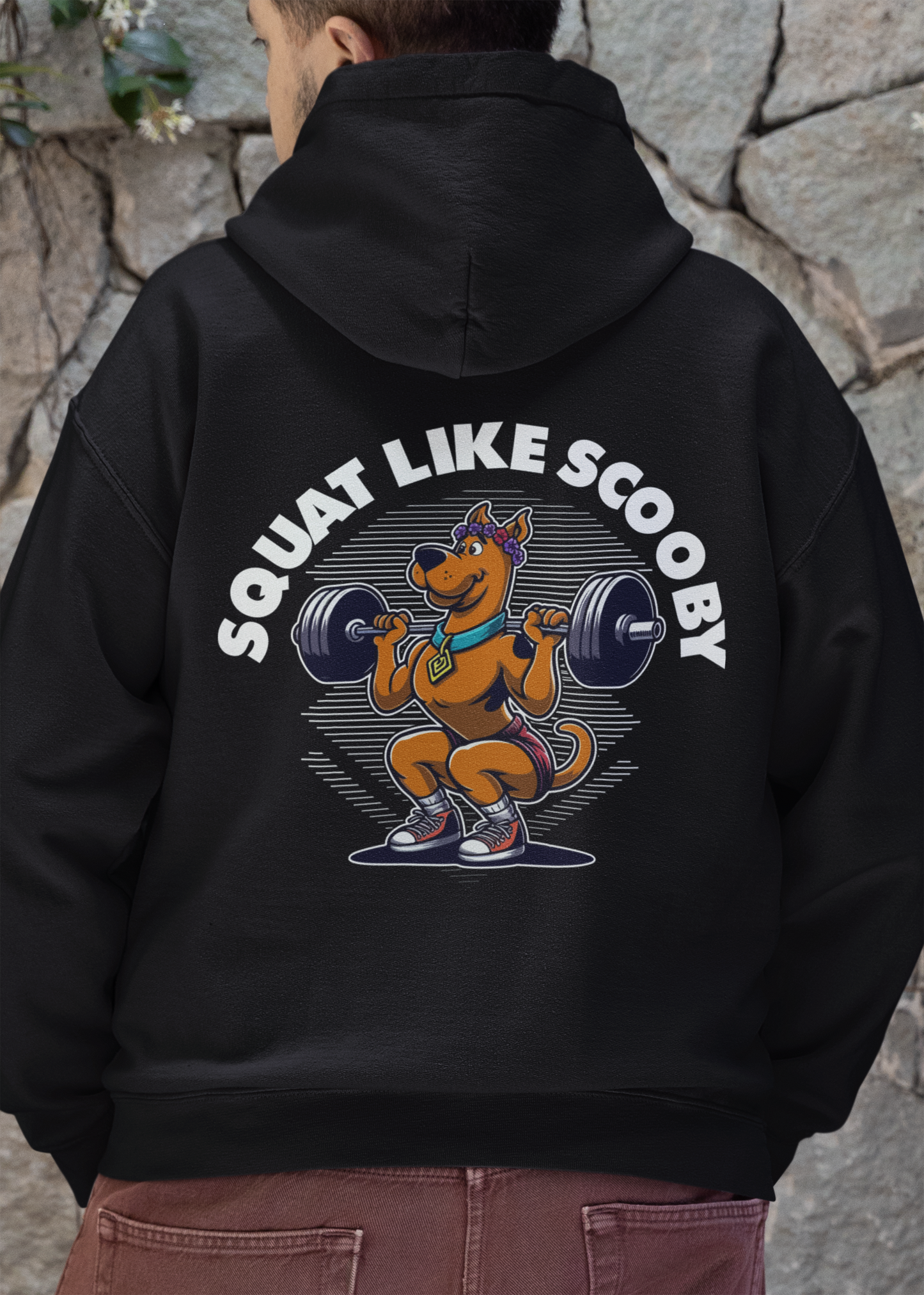 Squat Like Scooby Oversized Hoodie